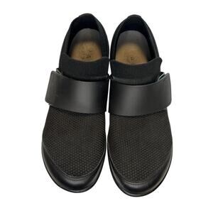 Alegria Traq, Black QWI-5002 Fabric Top, Leather hook & loop closure, women 38